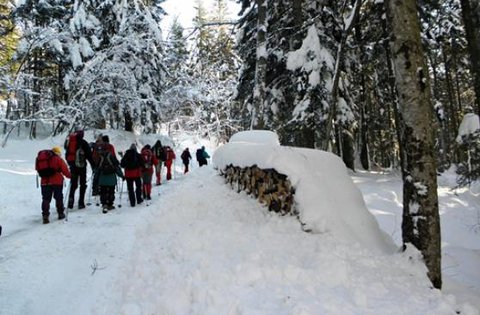 Nel centro scientifico educativo della Casa speleo è stata organizzata un'avventura invernale della durata di cinque giorni