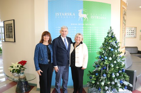 Župan Miletić upriličio prijem za novu ravnateljicu Specijalne bolnice za ortopediju i rehabilitaciju „Martin Horvat“