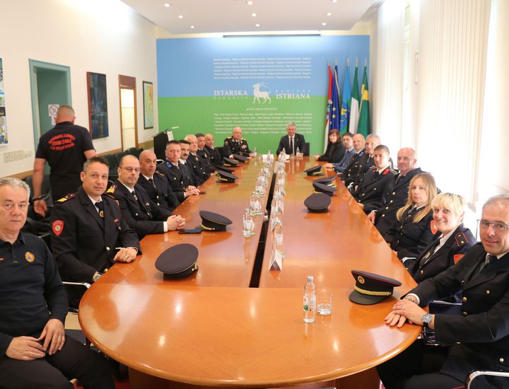 Održan prijem za Vatrogasnu zajednicu Istarske županije povodom Međunarodnog dana vatrogasaca