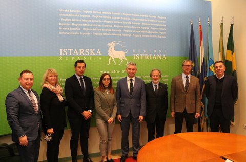 Župan Miletić sastao se s predstavnicima Talijanske unije  i Vijeća talijanske nacionalne manjine Istarske županije