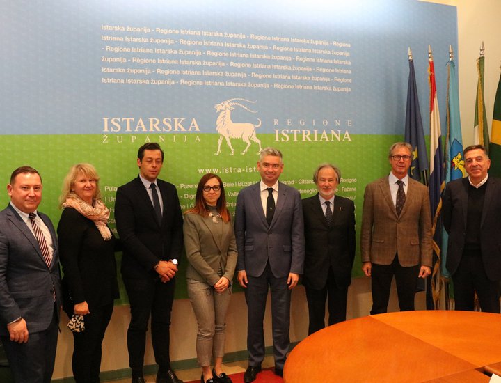 Župan Miletić sastao se s predstavnicima Talijanske unije  i Vijeća talijanske nacionalne manjine Istarske županije