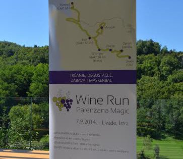 U sklopu europskog projekta  "Parenzana magic" WINE RUN utrka