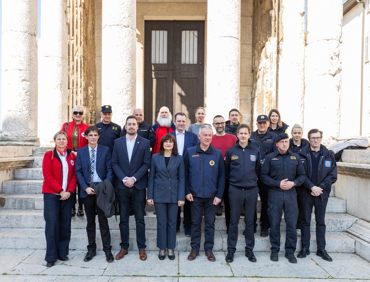 Održan zajednički prijem Grada Pule i Istarske županije povodom Međunarodnog dana civilne zaštite i Dana civilne zaštite RH
