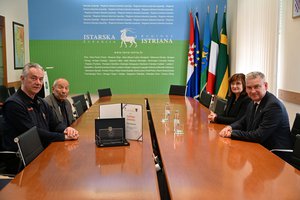 Župan Miletić primio voditelja Službe civilne zaštite Istarske županije